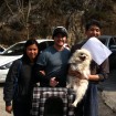 With Mr Park and his new foster family