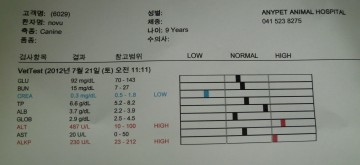 Blood test results - ALT figures were the big problem.